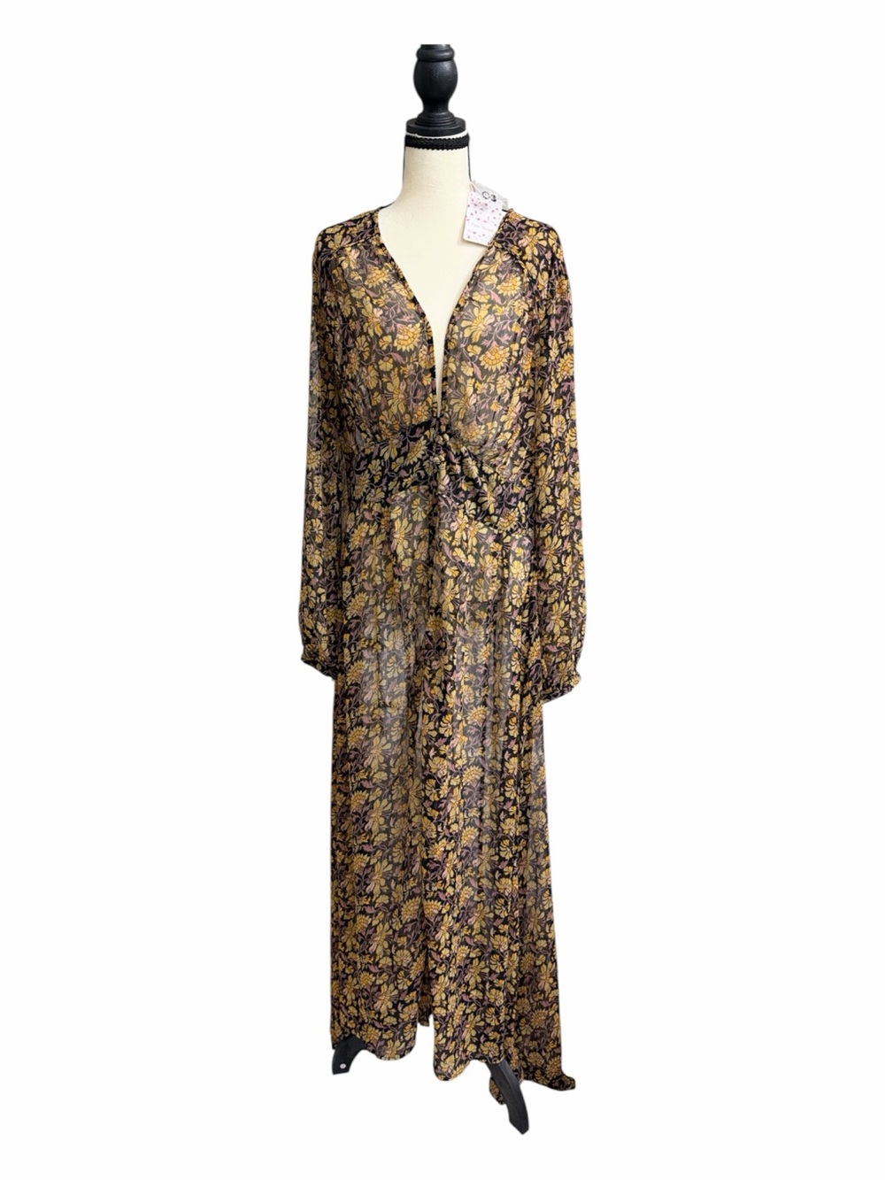 Free People Valerie Duster in honeysuckle - Picture 5 of 7